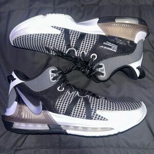 Nike LeBron Witness 7, White and Black Color, In Great Shape, Not Worn Outside